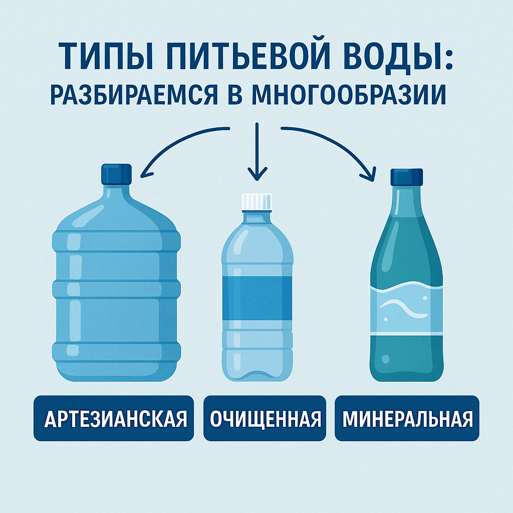 Типы питьевой воды